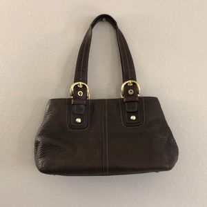 Brown Leather Coach Soho Handbag Purse